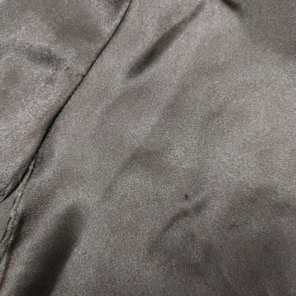 BLACK satin rhinestone chemise size S - Picture 13 of 16